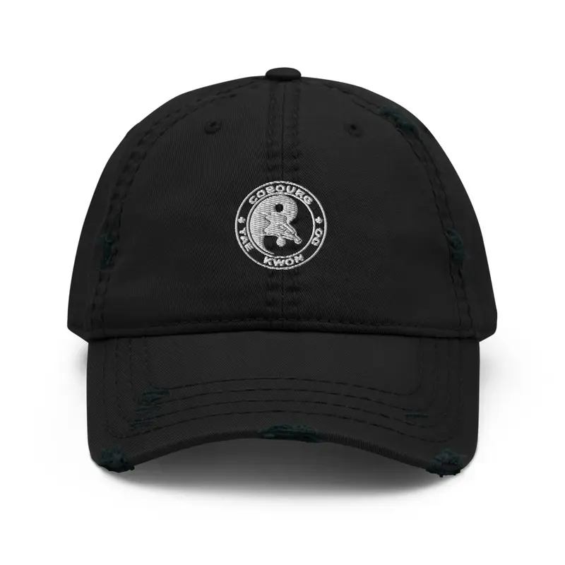 Black Cap w/ White Cobourg TKD Logo